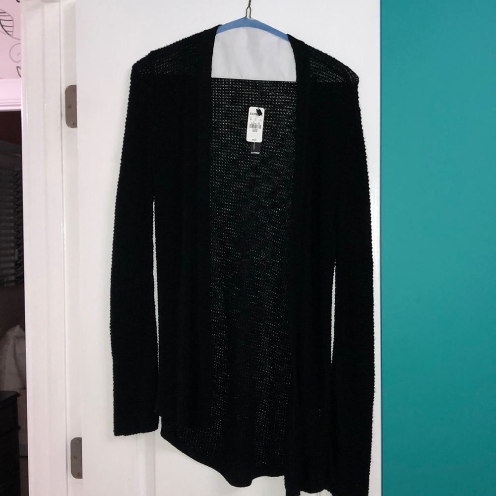 Black Express Cardigan
